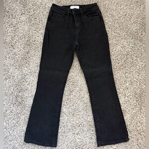 Women's Straight Leg Black Jeans
